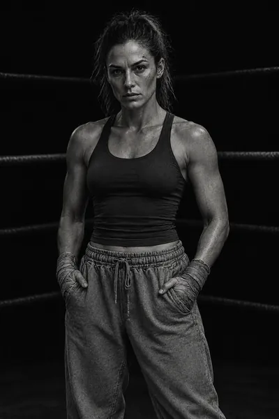 AI-created fictional character portrait for Emma, technical coach