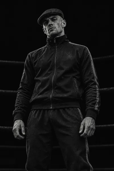 AI-created fictional character portrait for Oliver, drill sergeant